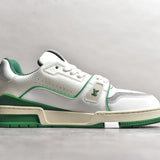 Trainer White and Green