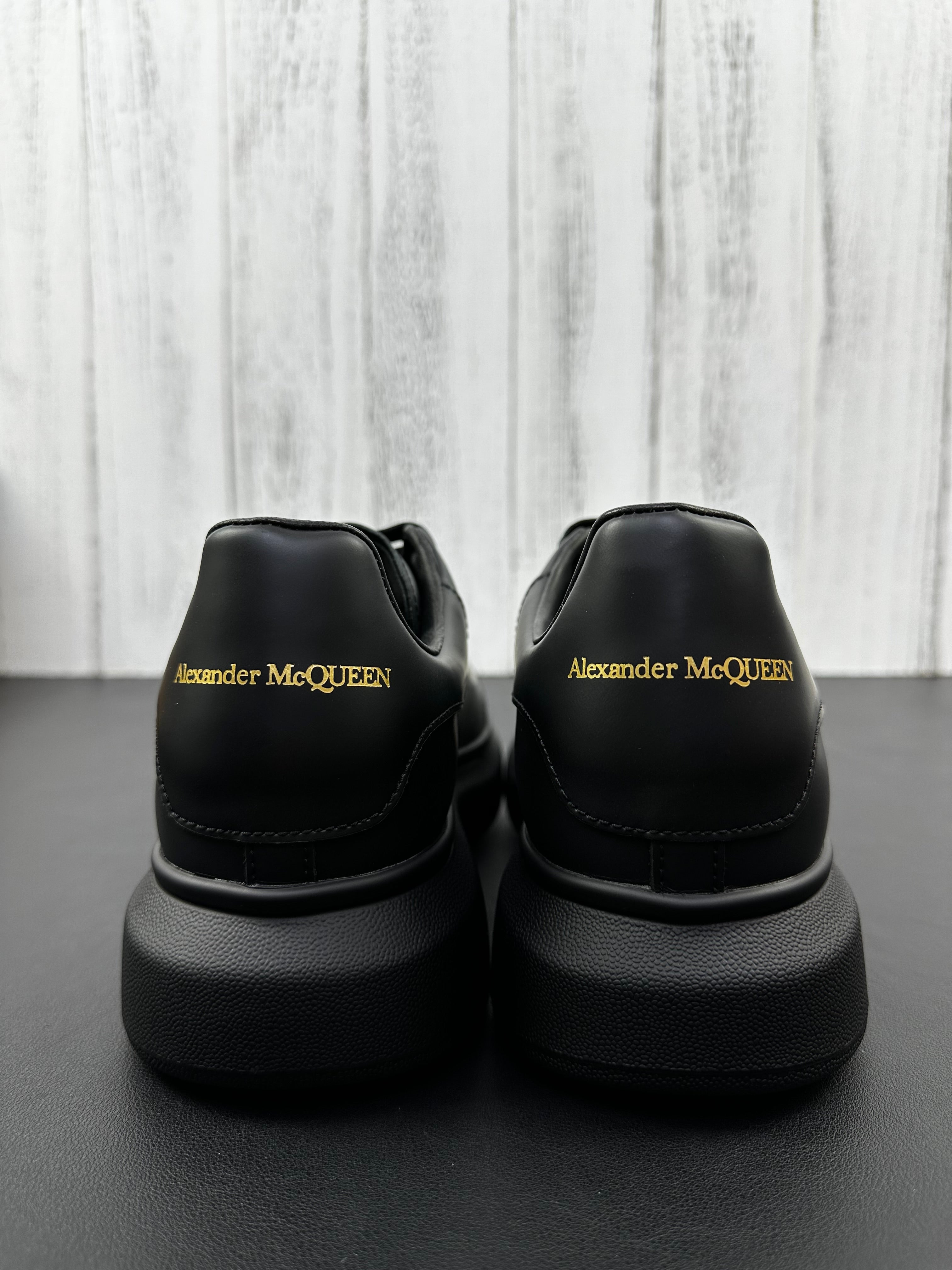 Alexander McQueen All Black Drip Sneakers