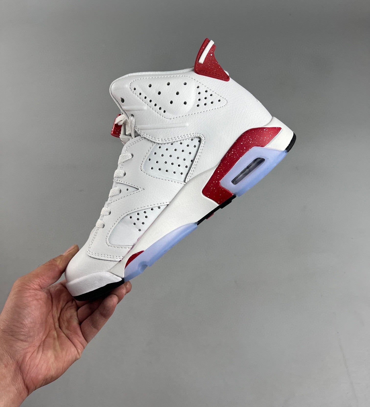 AJ6 Retro White and Red