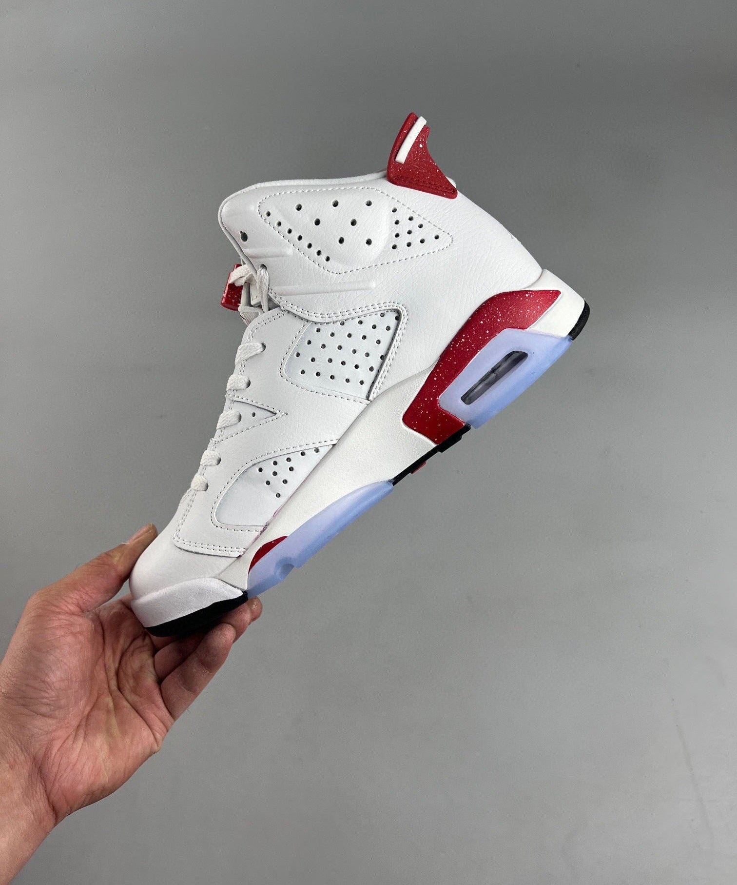 AJ6 Retro White and Red