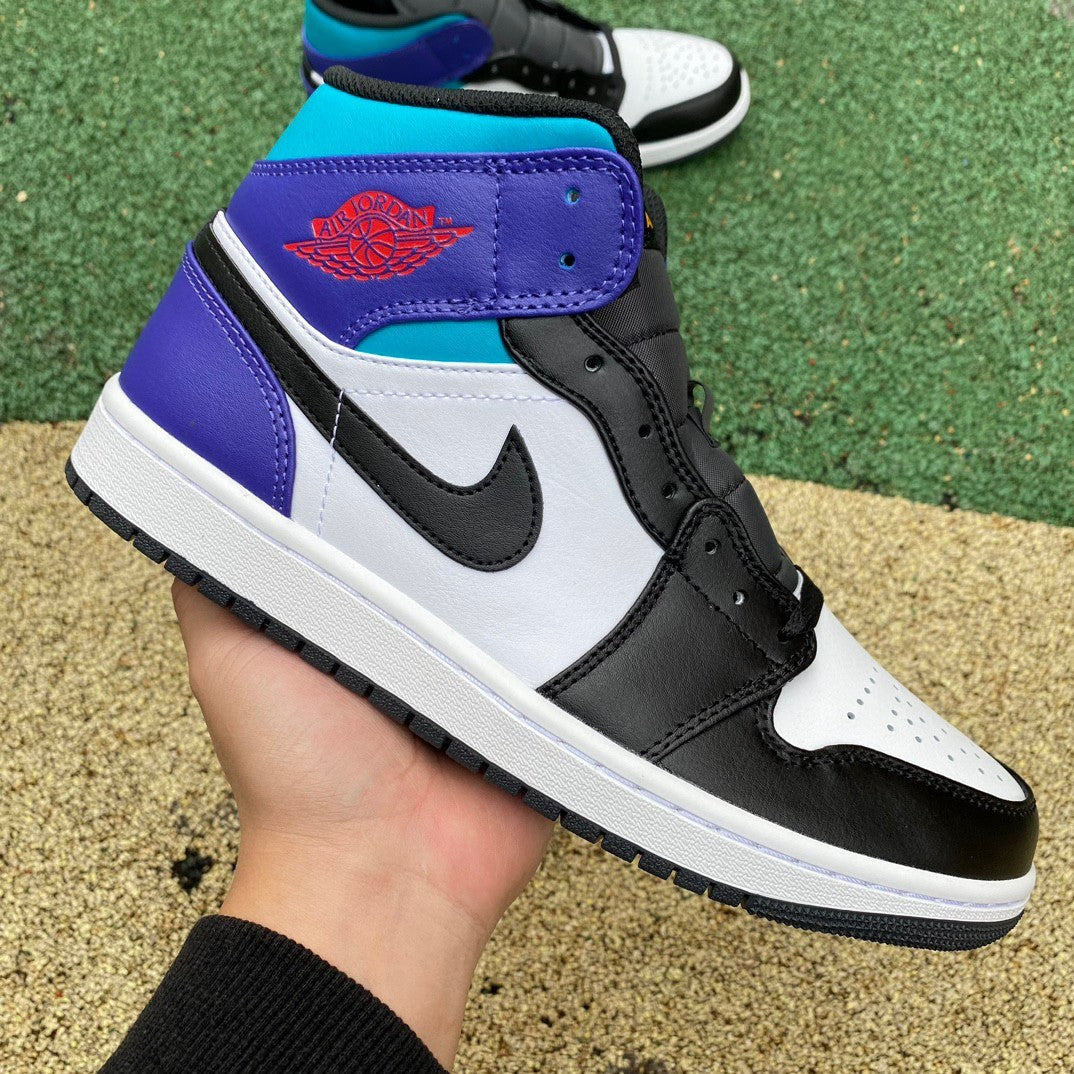 AJ1 MID Court Purple / Tropical Twist