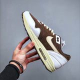 Air Max 1 White, Brown and Beige