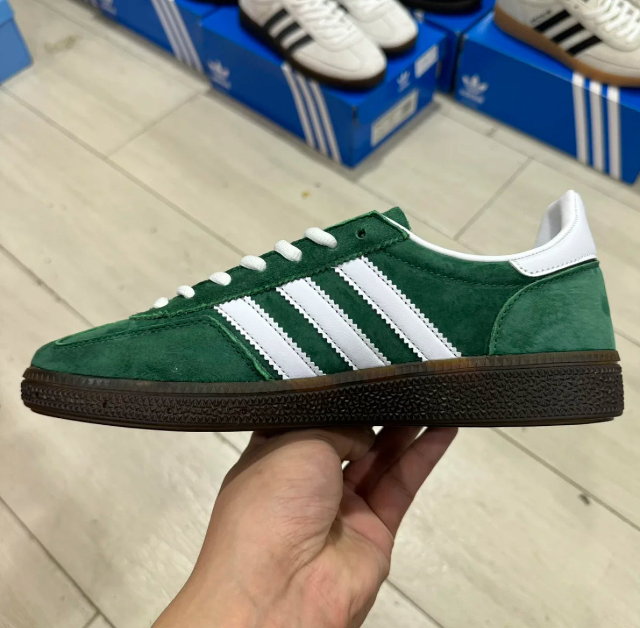 Spezial Green and White