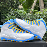 AJ10 White and Blue