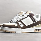 Trainer White and Brown