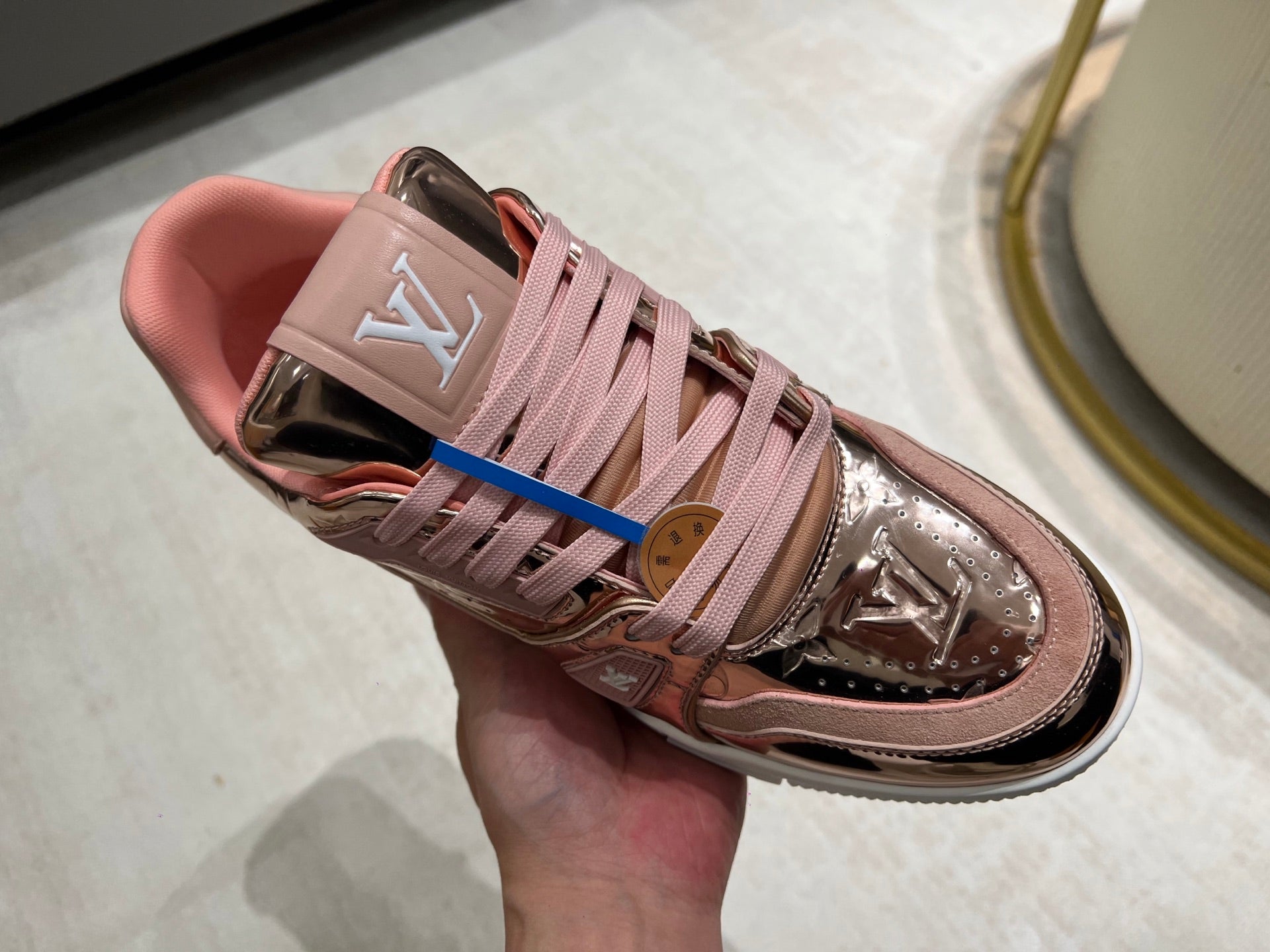 Trainer Metallic Pink