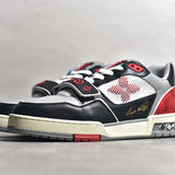 Trainer Grey and Red