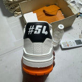 Trainer White and Orange