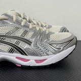 Kayano 14 White / Silver / Pink