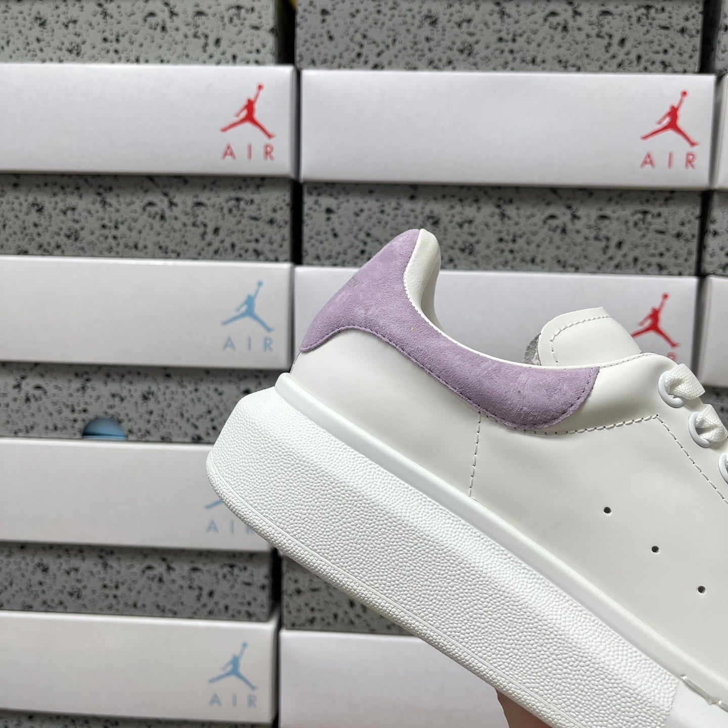 Alexander McQueen Light Purple Drip Sneakers