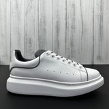 Alexander McQueen White and Grey Drip Sneakers
