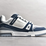 Trainer White and Blue