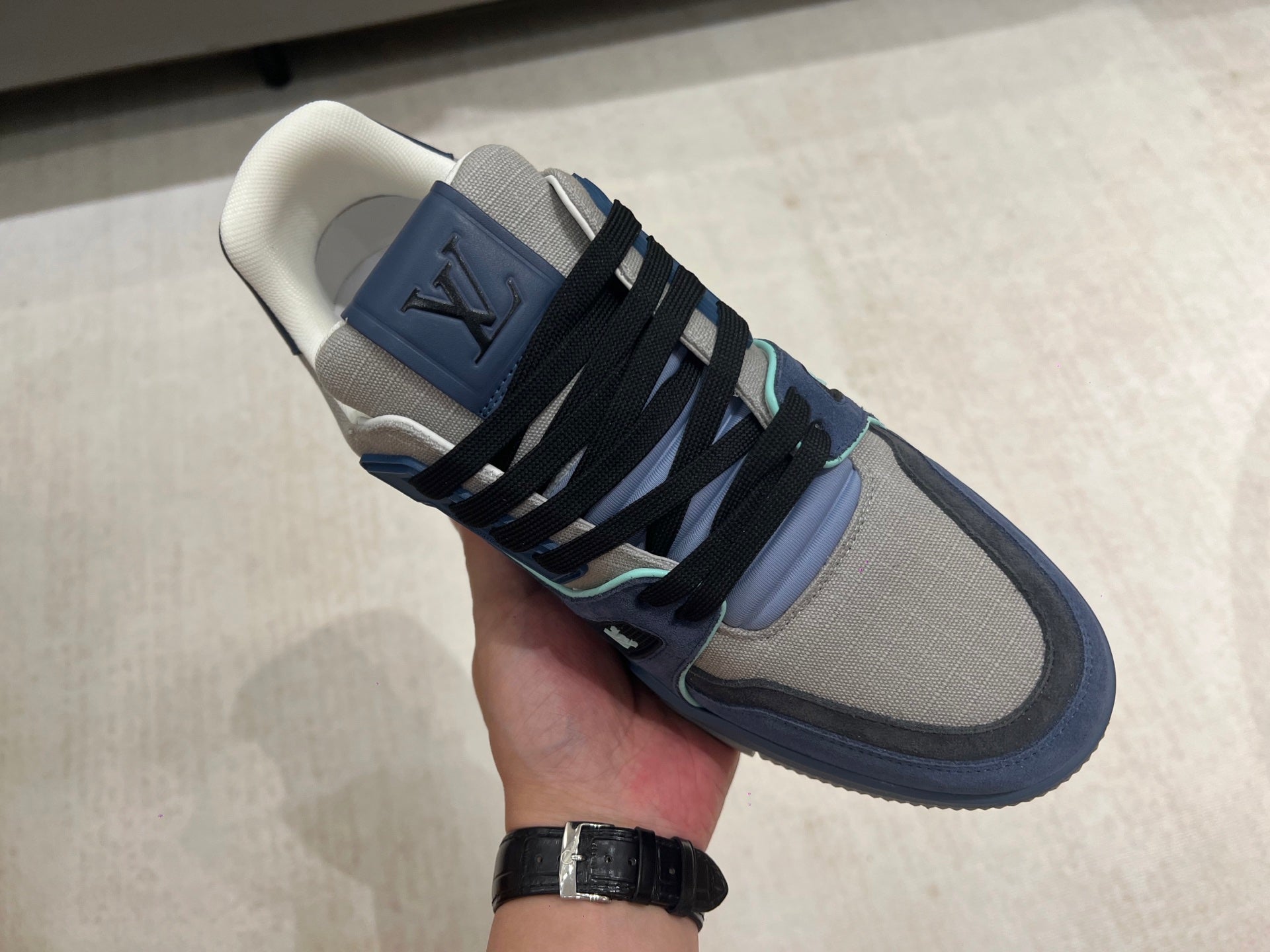 Trainer Blue and Grey