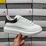 Alexander McQueen Grey Suede Drip Sneakers