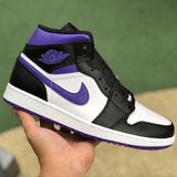 AJ1 MID Court Purple