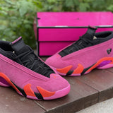 AJ14 Low Shocking Pink