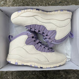 AJ10 White and Purple