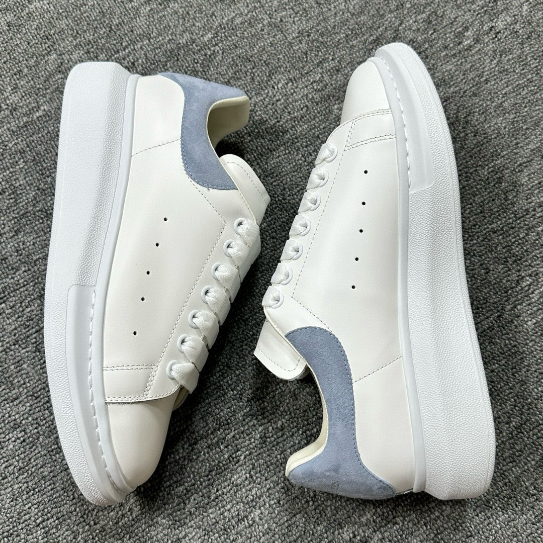 Alexander McQueen Blue Camurça Drip Sneakers