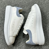 Alexander McQueen Blue Camurça Drip Sneakers