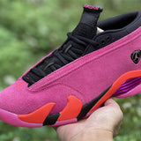 AJ14 Low Shocking Pink