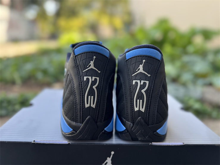 AJ14 Retro Black and Blue