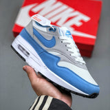 Air Max 1 White University Blue