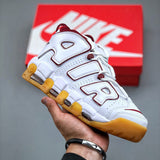 Uptempo White Team Red Gum