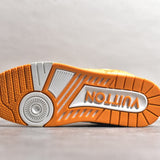 Trainer White and Orange