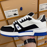 Trainer White and Blue