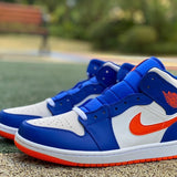 AJ1 MID Game Royal/Rush Orange