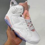 AJ6 Retro Pink Gold Hoops