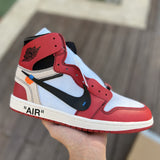 AJ1 High x Off White Red Wave