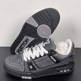 Trainer Grey Demin