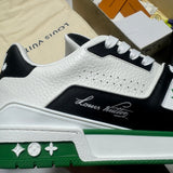 Trainer White and Green
