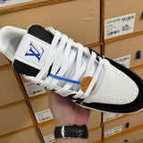 Trainer White and Blue