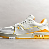 Trainer White and Orange