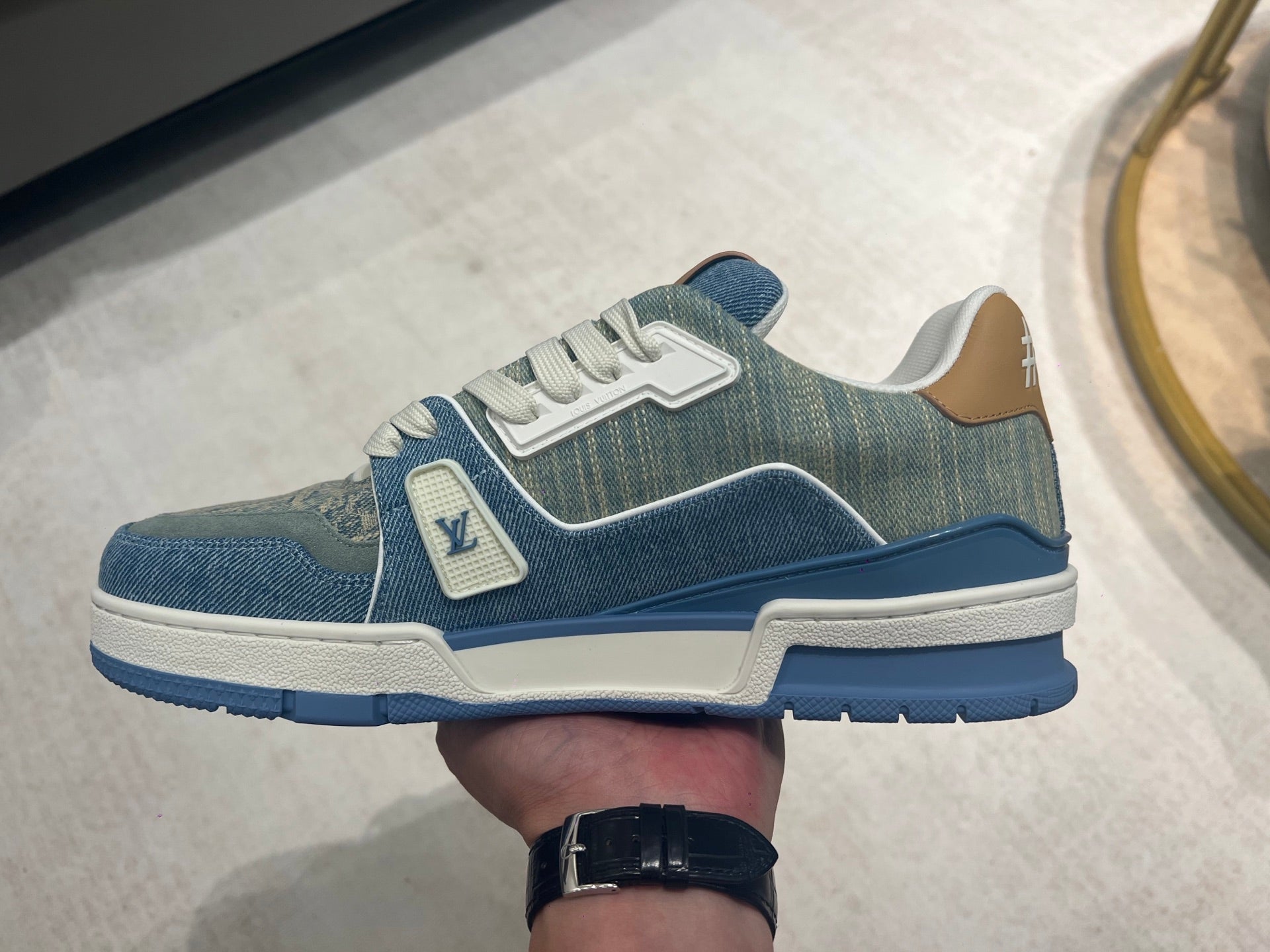 Trainer Blue Demin