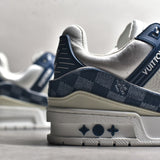 Trainer White and Blue