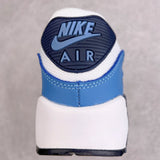90 White/University Blue/Midnight Navy/Pure Platinum