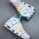 Uptempo White Multi-Color