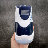 AJ11 Retro High White and Blue Navy