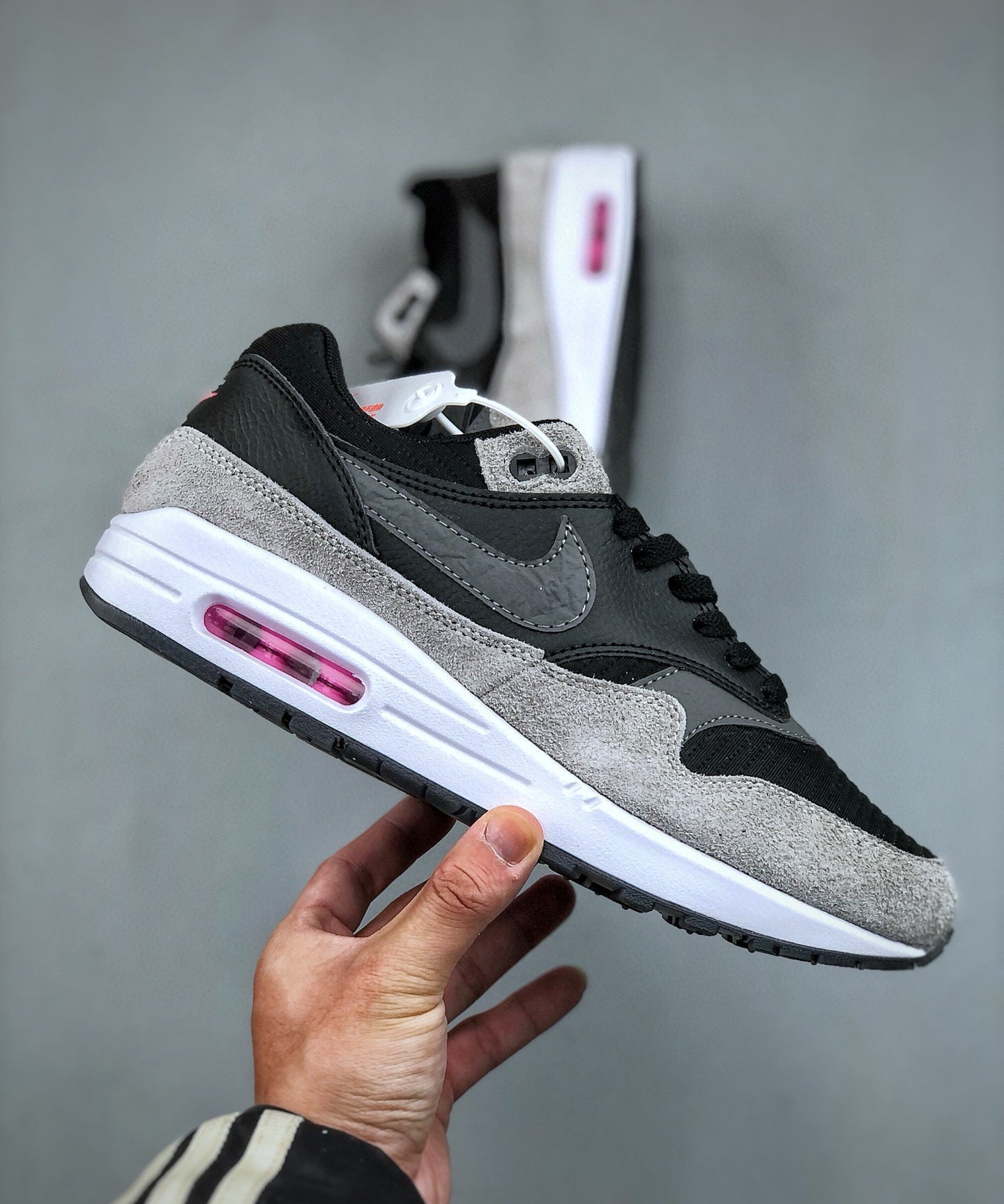 Air Max 1 Cinzento Fumo Escuro