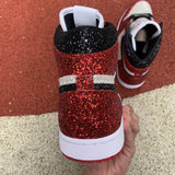 AJ1 High Glitter Red