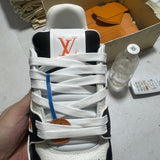 Trainer White and Orange