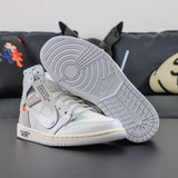 AJ1 High x Of-W White