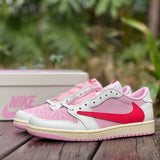 AJ1 Travis Reverse Mocha Pink