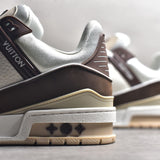 Trainer White and Brown