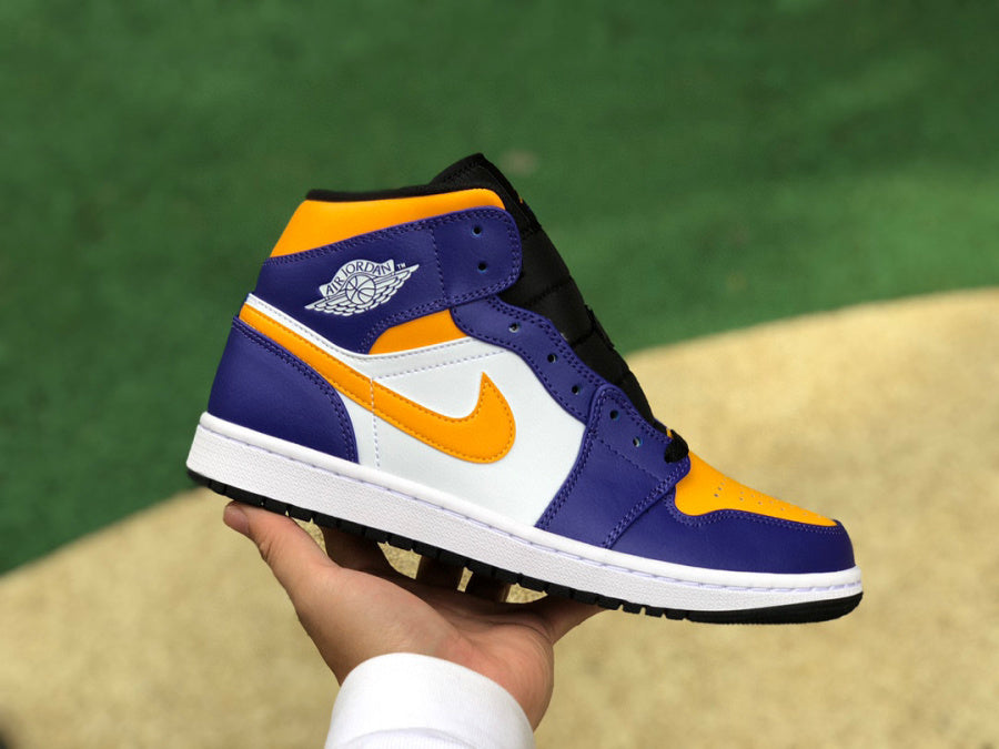 AJ1 MID Lakers