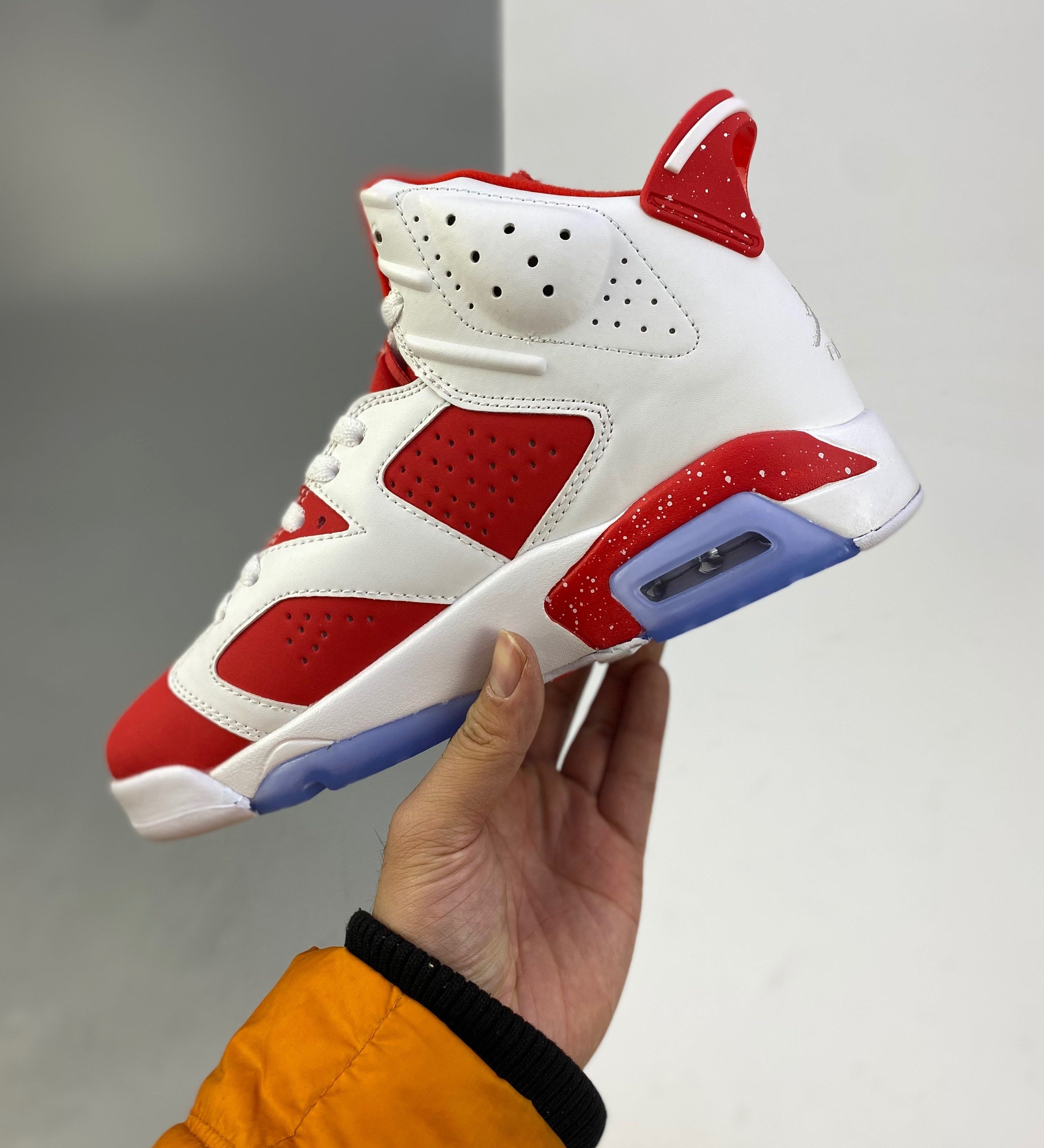 AJ6 White and Red