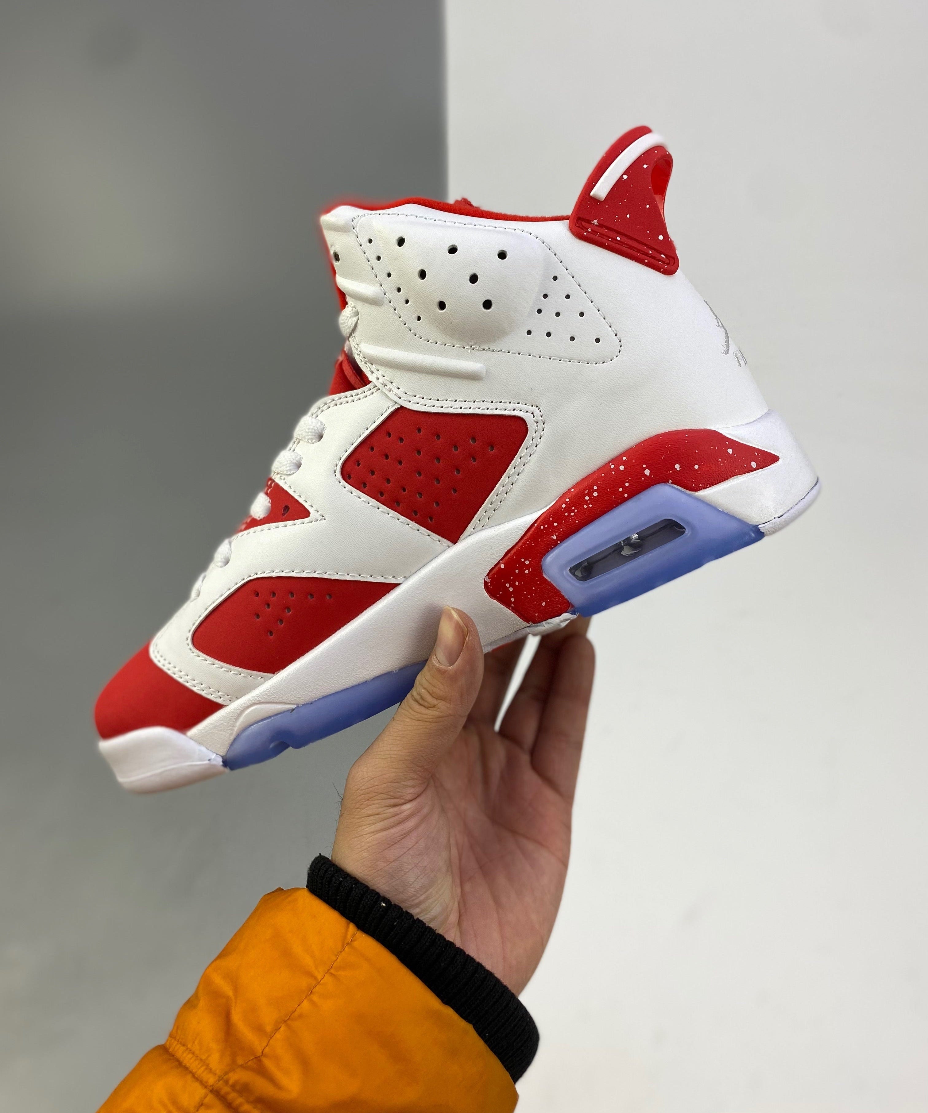AJ6 White and Red